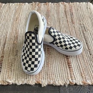 Vans Checkerboard Sneaker Little Kid Sz 13 LikeNew